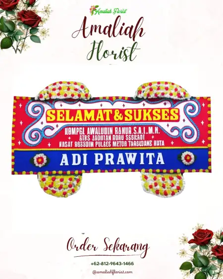 Papan Bunga Ucapan Selamat Sukananti Baru